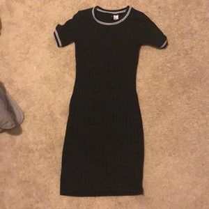 Black tight dress